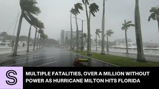 ‘Storm of the century’ Over a million without power as Hurricane Milton hits Florida  Stuffconz [upl. by Eelnodnarb]