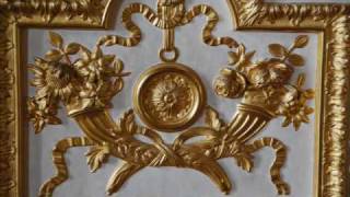 The Palace chateau of Versailles GILDED CARVINGS and Woodcarving [upl. by Shinberg]