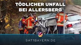 Tödlicher Unfall bei Allersberg 61Jähriger kracht in Baum [upl. by Obadiah710]