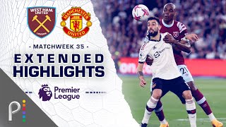 West Ham United v Manchester United  PREMIER LEAGUE HIGHLIGHTS  572023  NBC Sports [upl. by Tamqrah39]