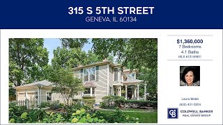 315 S 5th Street Geneva Illinois Homes for Sale  wwwcoldwellhomescom [upl. by Wittie]