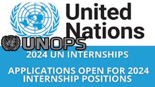 How to apply for UNOPS internship 2024English and Bahasa Indonesia [upl. by Okun]