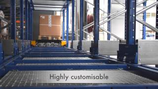 iCube  Volledig automatisch pallet opslagsysteem [upl. by Nedac]