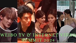 Bai LuZhao Lu Si Yu Shu XinDylan WangJoseph Zeng Weibo Awards Fun Moments Caught On Camera [upl. by Asereht]