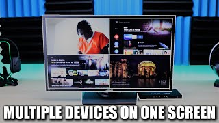 STREAMING ON 4 DEVICES ON ONE SCREEN  HOW TO ADD AN HDMI MULTIVIEWER FOR YOUR STREAMING SETUP [upl. by Esbensen]