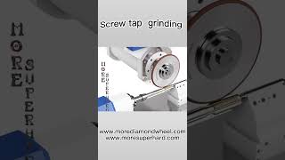 Screw tap grinding threadgrinding [upl. by Annaynek]