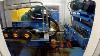 Gun Barrel Drilling Machine  DeHoff G548D4 fourspindle gun drilling machine w automation [upl. by Naujud]