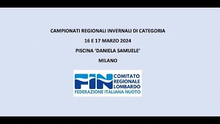 Campionati Regionali Invernali Di Categoria  Milano 2024 Domenica mattina [upl. by Sunil178]