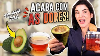 O MELHOR REMÉDIO PARA DOR Natural e Caseiro 🥑 Caroço de Abacate [upl. by Anelec]