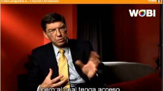 innovación disruptiva Clayton christensen [upl. by Elbertina]