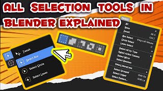 Selection Tools for Beginners Blender 40 Fundamentals  Blender tutorial [upl. by Lacagnia]