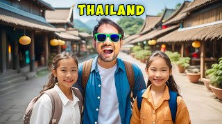 I Spend 24 Hours In Thai Village  ऐसे होते है Thailand के गांव 🤫 [upl. by Sineray]