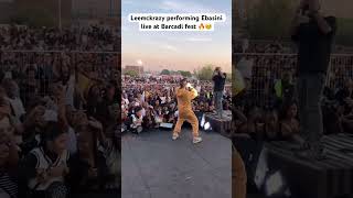 Leemckrazy performing Ebasini live at Barcadi fest 🔥🥺 theyanosupdates amapiano [upl. by Bilat]