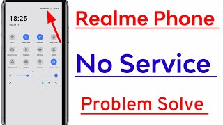 Realme Mobile Sim Card No Service Problem Solve [upl. by Ainoval]