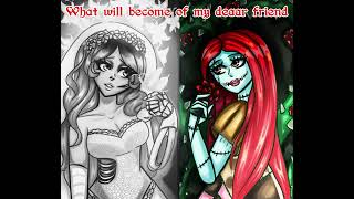 Sallys song and Corpse bride melody by JavvaBear and Ginfue [upl. by Oribel]