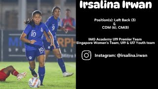 Irsalina Irwan 2324 Season highlight [upl. by Christel445]