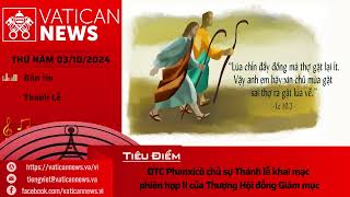 Radio thứ Năm 03102024  Vatican News Tiếng Việt [upl. by Smeaj]