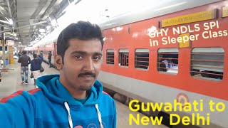 Guwahati to New Delhi Sleeper Class Train Journey  Ghy Ndls Spl 22449 [upl. by Perdita]