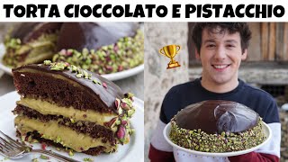 TORTA AL CIOCCOLATO E PISTACCHIO la ricetta più buona in assoluto  sofficissima  Davide Zambelli [upl. by Eirrot938]