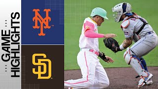 Mets vs Padres Game Highlights 7723  MLB Highlights [upl. by Tuhn]