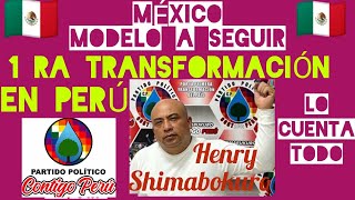 PRIMERA TRANSFORMACIÓN EN PERÚ  HENRY SHIMABUKURO CUENTA SOBRE quot CONTIGO PERUquot [upl. by Clarise]