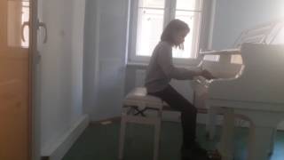 Beethoven Bagatelle op 119 No 9 Mozart Rondo K545 [upl. by Lehsreh]