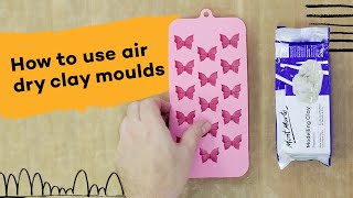 How to use air dry clay moulds [upl. by Bright]