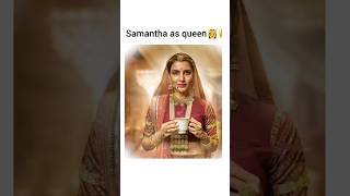 Sam as Queen 👑samantha nagachaitanya sobhitadhulipala sad love viral video ytshorts cute [upl. by Gombosi]