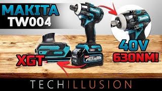 🔥DER KOMPAKTE 40V AKKU SCHLAGSCHRAUBER TW004😱  Makita Schlagschrauber TW004GZ  Review amp Test [upl. by Dlonra]