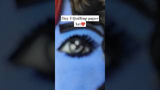 Quilling paper Art Day1❤️art yt diy quillings paperart [upl. by Naujit340]