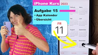 Aufgabe 15 Kalender App auf dem iPhone Der iPhone Kurs mit über 50 Aufgaben [upl. by Relyuhcs]