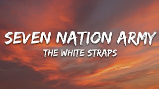 The White Stripes  Seven Nation Army Live Lyrics [upl. by Nolava]