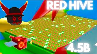 45B Red hive boost  Bee Swarm Simulator roblox beeswarmsimulator [upl. by Bertasi]