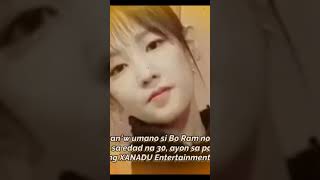 South korean singer PARK BO RAM died kpop showbiznews parkboram southkorea [upl. by Erdnoid]