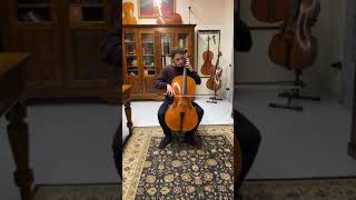 Daniele Tonarelli Master ViolinmakerCello 2020 sound sample [upl. by Nnomae]