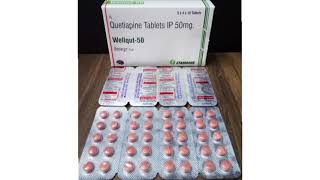 Wellqut 50 Tablets Quetiapine Tablets IP 50mg [upl. by Eneleuqcaj]