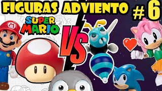 DIA 6 SONIC VS MARIO RETO Videos diarios faltan 19 días para Navidad Figura Calendario Adviento 2022 [upl. by Aneerahs182]