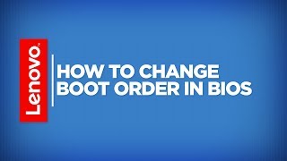 How To  Change Boot Order in BIOS [upl. by Maryrose]