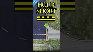 Hold Short Line  Runway Hold Position Markings [upl. by Crin]