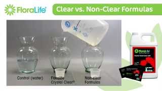 Floralife Crystal Clear® vs NonClear Formulas [upl. by Yursa]