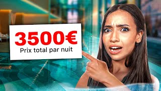 JE TESTE LA NUIT D’HÔTEL LA PLUS CHER DE FRANCE  3500€ 😭 [upl. by Nauqaj]