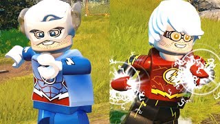 LEGO DC Super Villains  Flash and Quicksilver Fusion Custom Speedsters [upl. by Ahsek479]