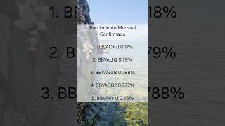 Top 5 Fondos de BBVA con Mejor Rendimiento Mensual Anualizado 📈💰 inversiones [upl. by Laerdna]