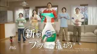 Febreze  Comercial de TV  Propaganda com Pug [upl. by Eartnoed]