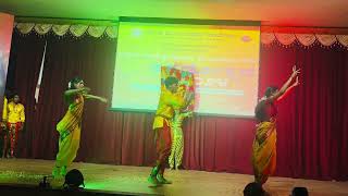 Kannada Rajyotsava dance comepetation 1st place 🥇 kannada Rajyotsava dance choreography [upl. by Elrebmik420]