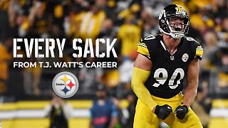 All 815 sacks from TJ Watts career  Pittsburgh Steelers [upl. by Pauwles]