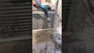 Window ac cleaning with water pressure pump video2 ytshorts video viral [upl. by Midan428]