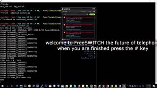 FreeSWITCH with Fred  Outbound ESL connection [upl. by Natsirc]