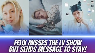 Stray Kids Felix Sends Stay a Message in Surprise Louis Vuitton Feature [upl. by Jephthah]