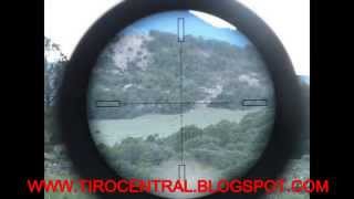 TIRO COM FUZIL CALIBRE 338 LAPUA A 900 METROS [upl. by Yerffeg]